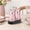 Pink, variant on Teal Salt and Pepper Shakers Set with Holder,4 oz Turquoise Kitchen Decor and Accessories Farmhouse Gadgets Table Housewarming Gift Christmas Decor Refillable Design (Teal)