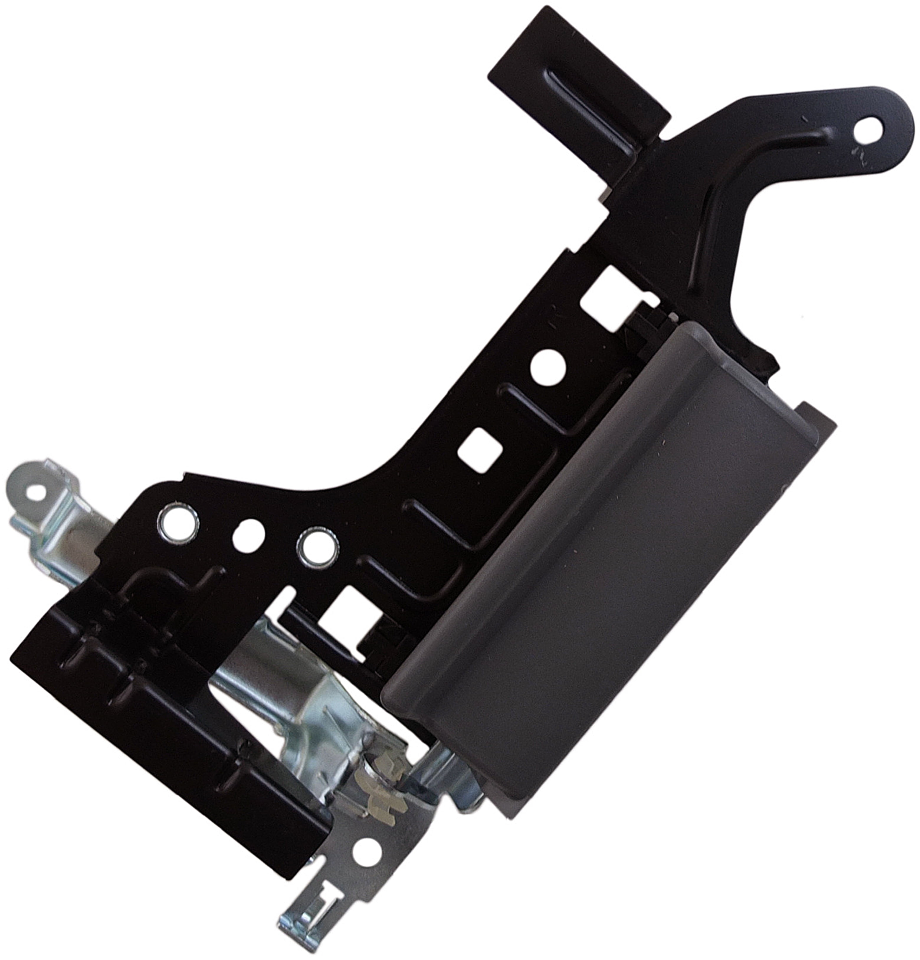 Dorman 96564 Rear Passenger Side Interior Door Handle for Specific Toyota Models, Gray; Metal; Black