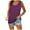 E11 Dark Purple, variant on Plus Size Tank Tops for Women with Button Casual Loose Summer Tunic Tops Sleeveless Basic Tops Sky Blue S