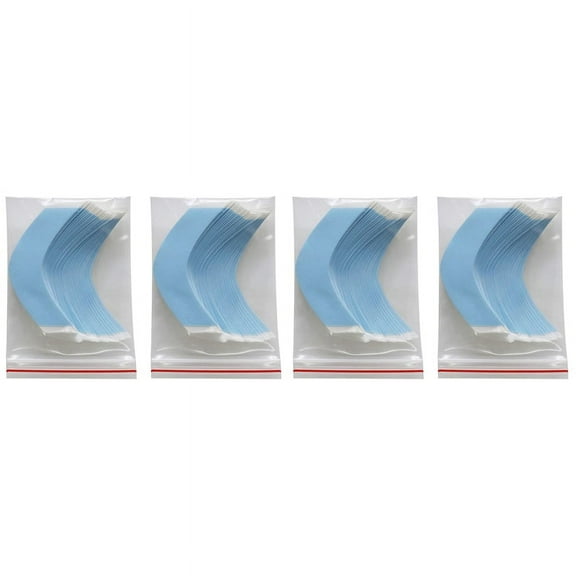 144Pcs Strong Hair Wig Tape Double Adhesive Extension Tape Strips Waterproof for Toupee/Lace Front Wigs Film CC Shape