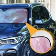 thumbnail image 5 of Iauyy Foldable Windshield Sun Shade for Cars, Interior Sun Protection for car UV Protection for Sedan/SUV/Truck, (S/M/L) Seamless Tie Dye Pattern, 5 of 8