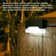 thumbnail image 5 of Matsuzay 1/4/8/16 Uds LED lámpara Solar camino escalera exterior impermeable luz de pared jardín paisaje paso cubierta luces balcón valla luces solares Jardín y Patio LED blanco con carcasa negra Matsuzay HA005403-02B, 5 of 6