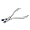 Stainless Steel Eyeglasses Plier High Hardness Double Rubber Stopper