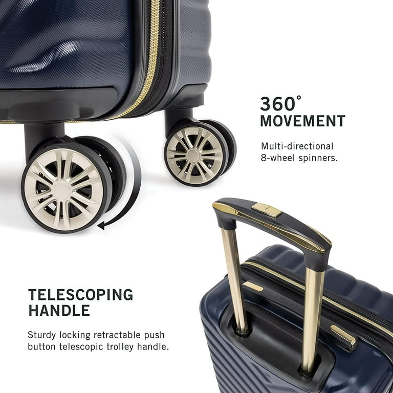 Kenneth Cole REACTION Madison Square Lightweight Hardside Chevron Expandable Spinner Luggage, Navy, 28-Inch Checked 28-Inch Checked Navy - Walmart.com Kenneth Cole REACTION Madison Square Lightweight Hardside Chevron Expandable Spinner Luggage, Navy, 28-Inch Checked 28-Inch Checked Navy - Walmart.com