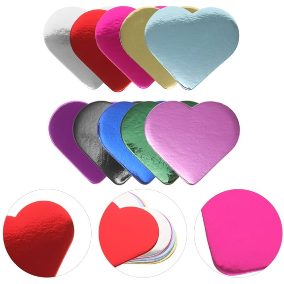 ADDHAT 30 Sheets Craft Folding Paper For Students Diy Craft Assorted Color Heart