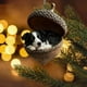 thumbnail image 1 of Adornos de bellota de animales del bosque, acogedores adornos navideños de bosque, decoración para árbol de Navidad, piña personalizada, adorno colgante de criatura del bosque, regalo para amantes de, 1 of 7