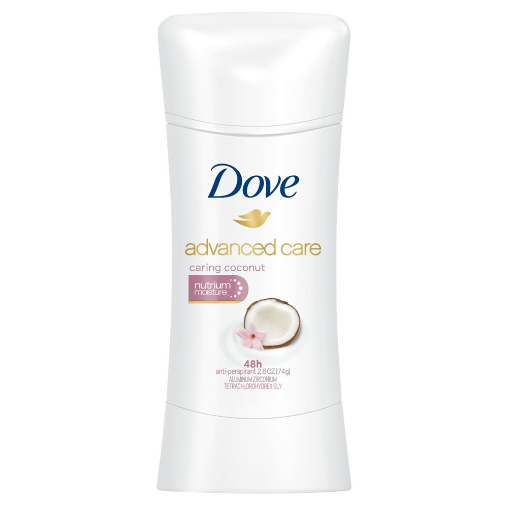 Dove Advanced Care Antiperspirant Deodorant Caring Coconut 2.6 oz