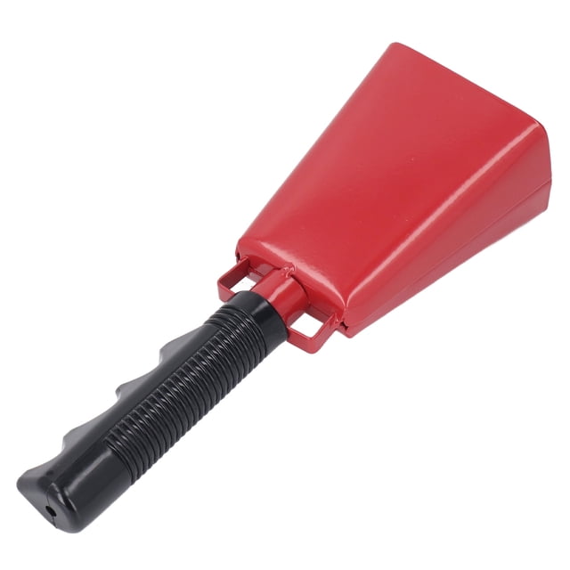 Cheering Bell, Poignée Ergonomique Forte, Créateur de Bruit en Forme de Cloche de Vache, Sangle de Poignet Douce en Métal PVC, Vibration Prolongée, Son Longue Durée pour Événements Sportifs
