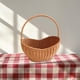 thumbnail image 5 of Cesta de picnic con asa, cesta para verduras, cesta rústica de imitación ratán. L, 5 of 7