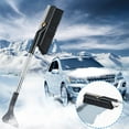 thumbnail image 4 of Coollooc Ice Scraper with Snow Brush Detachable for Car Windshield, 2 In 1 Extendable Window Scraper & Foam Snow Removal Brush for SUV, Heavy Duty Snow Cleaner for Truck Van Gifts(Unextendable), 4 of 8
