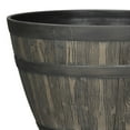 thumbnail image 2 of Better Homes & Gardens Whiskey Barrel Brown Resin Planter, 15.8in x 15.8in x 10.3in, 2 of 4