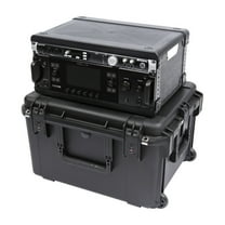 SKB 4U iSeries 13" Injection Molded Fly Rack with Built-In Wheels and Handle