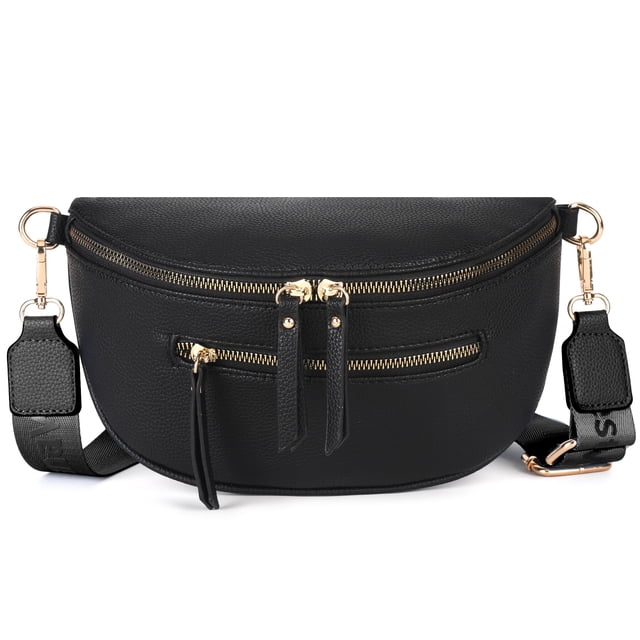 Bandolera Montana West MWC-248BK de cuero vegano para mujer