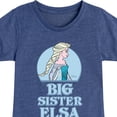 thumbnail image 3 of Frozen - Winter - Big Sister Elsa - Toddler & Youth Girls Short Sleeve Graphic T-Shirt, 3 of 5