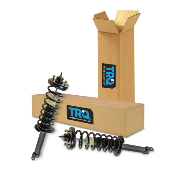 TRQ Rear Strut & Coil Spring Assembly Set Driver & Passenger Sides Fits Select 08-12 Honda Accord