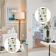 thumbnail image 4 of Yayeee Blank Wall Plate Cover 1-Gang 4.5"x2.7" Home Unused Decorative Outlet, White Flower, 4 of 7