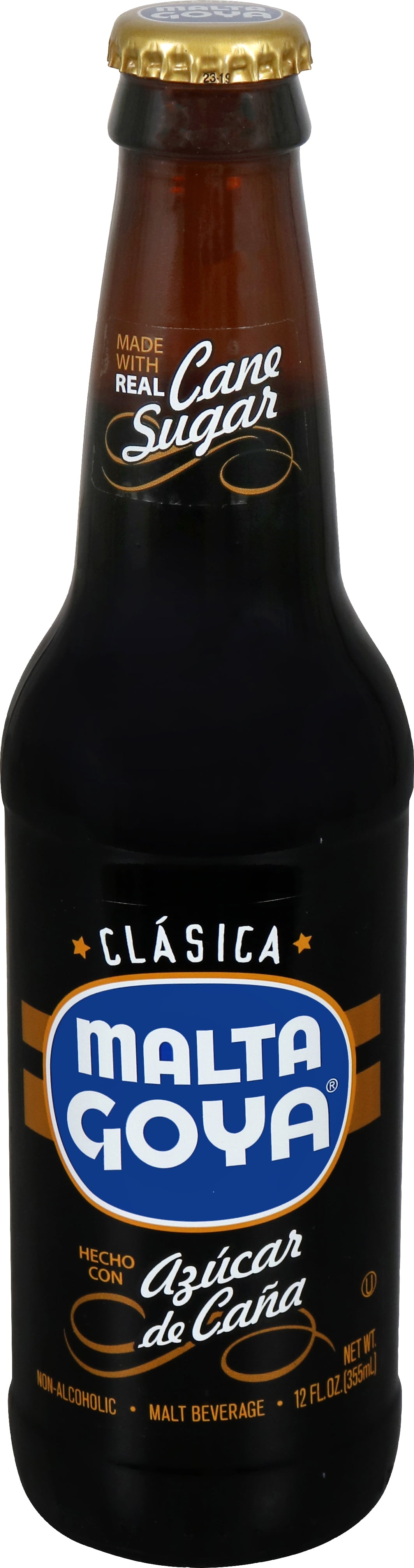 (9 pack) GOYA Malta Clasica With Cane Sugar 12 Fl. Oz