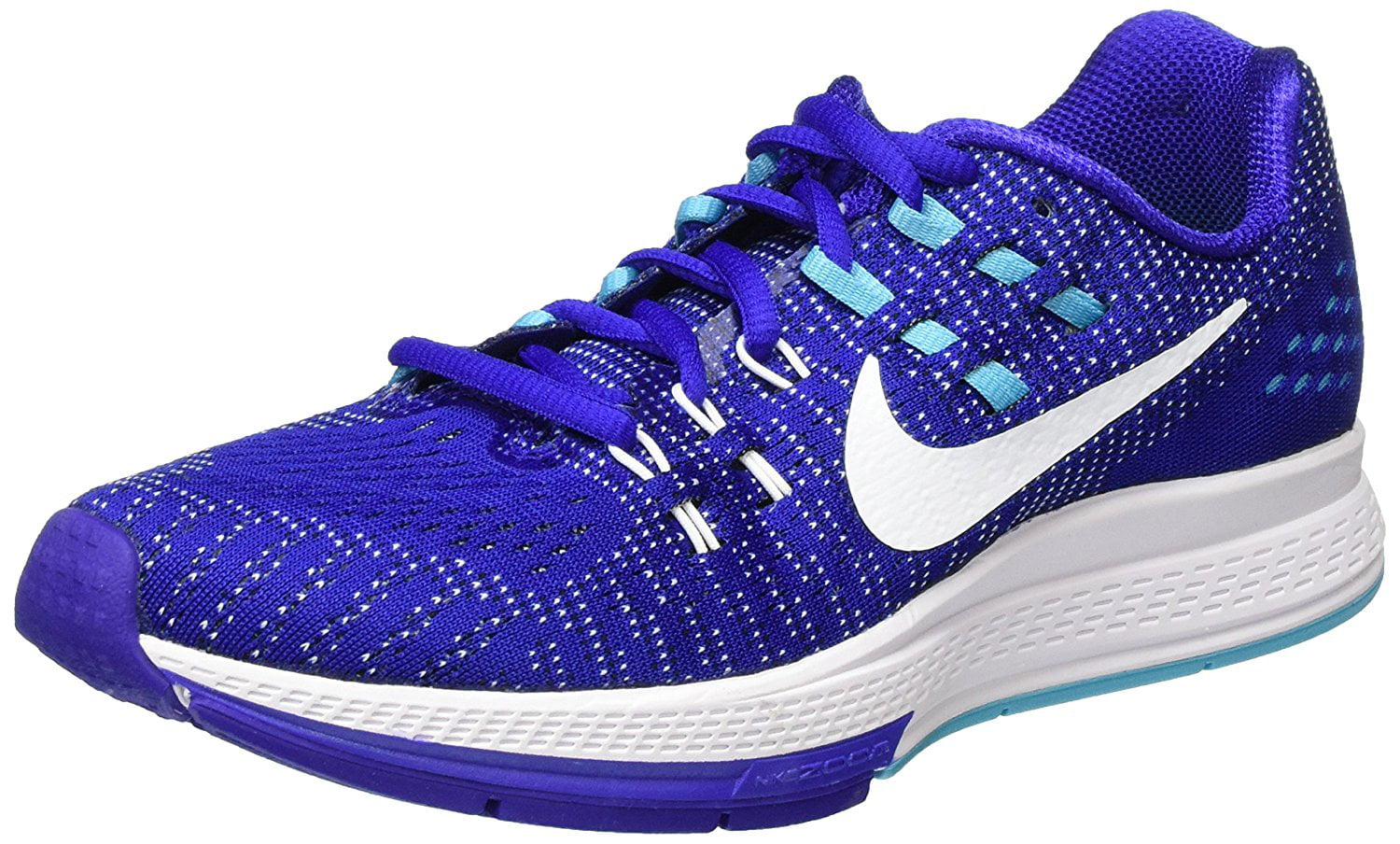 Ringback Adjustable Fly kite Nike Women's Air Zoom Structure 19 Running  Shoe-Concord/White-GammaBlue-Black - Walmart.com