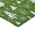 thumbnail image 3 of Addison Rugs Chantille Indoor/Outdoor Transitional Holiday Emerald Machine Washable Rectangle Rug, 5' x 7'6", 3 of 7