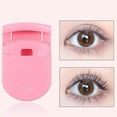 thumbnail image 2 of Manual Eyelash Curler Fashion Round Handle Lash Curler Portable Makeup Tool, 2 of 5