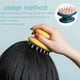 thumbnail image 4 of Bearachild Ducha Cepillo para el cabello Cuero cabelludo Doble capa Masajeador Depurador Cojín de aire Cabezal Juegos de accesorios de baño azul oscuro Bearachild HA010881-04, 4 of 6