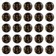 thumbnail image 2 of 200pcs Buddhist Spacer Charms for Jewelry Making – Black Six Word Beads for DIY Bracelets, Necklaces & Spiritual Gifts, 2 of 3