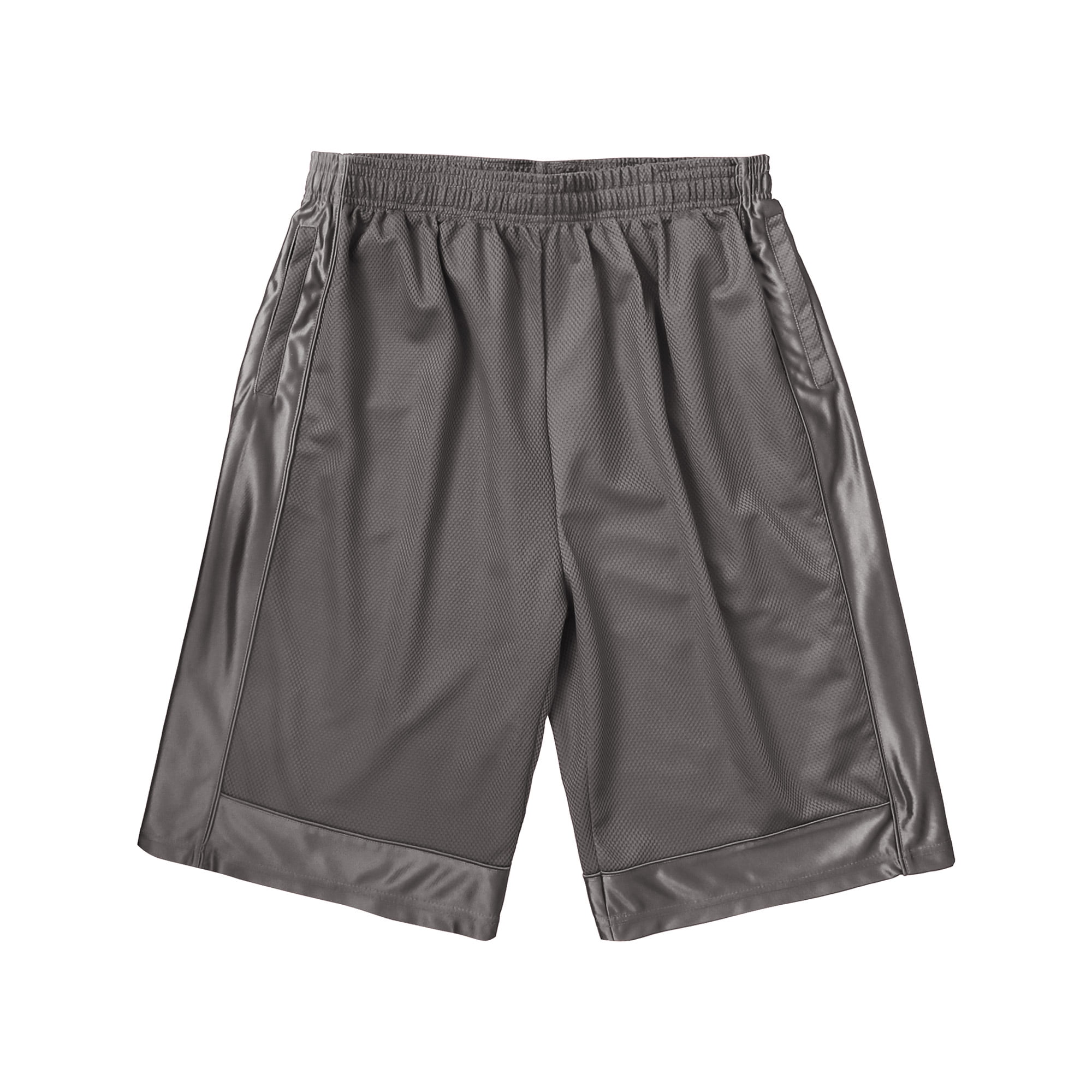 Hat and Beyond Mens Premium Heavy Mesh Basketball Shorts with Pockets