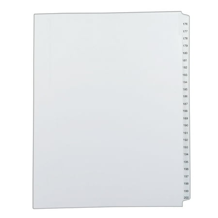 Avery Collated Legal Dividers Allstate Style, Letter Size, 176-200 Tab Set (82190)