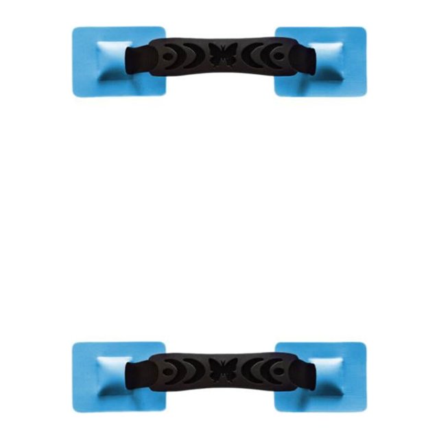 Ruiboury Sangle en Nylon PVC Poignée d'Accoudoir Canot Kayak Gonflable Bleu 31x7CM 2Ensemble