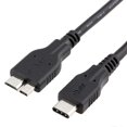 thumbnail image 3 of Universal External Hard Drive Connector USB C 3.1 to Micro B Data Line 1m Black, 3 of 5