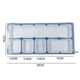 thumbnail image 4 of 5 Grids Plastic Watch Tiny Parts Storage Box Plastic Watch Repair Parts Container for Beads Jewelry Rectangle Case Watch Accessories, 4 of 8