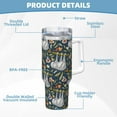 thumbnail image 5 of KLL Cute Sloth Print 40oz Stainless Steel Insulated Car Cup Coffee Mug with Spillproof Lid - Keep Your Drink Hot or Cold on the Go, 5 of 8