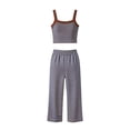 thumbnail image 2 of SJLDQY Women's Pajamas Sets Striped Print Tank Tops and Pants Pj Sets for Womens 2 Piece Set Comfy Lightweight Sleepwear, 2 of 2