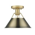 thumbnail image 1 of Golden Lighting - Orwell - 1 Light Flush Mount 8 Inches Tall and 10 Inches, 1 of 1
