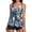 Blue, variant on ibiyuan Plus Size Swimsuit Womens 2 Piece Swimsuit Blouson Bathing Suit with Pockets 2026 Modest Swimwear Tie Dye Womens Two Piece Swimsuit,Green