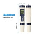 thumbnail image 7 of 5 in 1 Digital Water Quality Detector PH/EC/TDS/Salinity/Temperature Testing Meter Multi-Function Water Quality Tester Monitor ,Accurate, 7 of 7