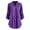 Purple, variant on VANLOFE Women's Shirts Long Sleeve Shirts For Women Women Ladies Large Size Button Solid Lace V-Neck Long Sleeve Shirt BlouseBlouses For Women Fashion Purple