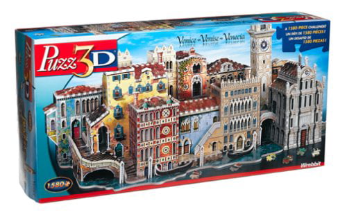 A Street in Venice Wrebbit Puzz 3D Puzzle Foam New Sealed Collectible! 