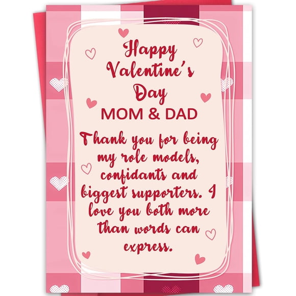 Tarjeta de San Valentín Bestmelo para Mamá y Papá