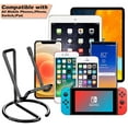 thumbnail image 3 of Cell Phone Stand for Desk, Cute Metal Black Cell Phone Stand Holder Desk Accessories, Compatible with All Mobile Phones, iPhone, Switch, iPad, 3 of 14