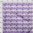 thumbnail image 2 of oneOone Cotton Poplin Twill Medium Purple Fabric Snake & Crocodile Animal Skin Sewing Material Print Fabric By The Yard 56 Inch Wide, 2 of 2