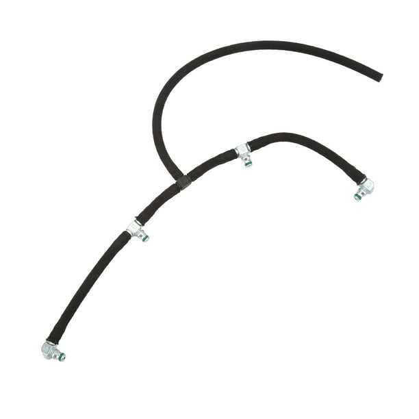 MA, purga de combustible del inyector Línea de retorno del inyector de combustible del automóvil Línea de retorno de purga de combustible del inyector negra Fabricada para durar