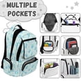 thumbnail image 7 of FKELYI Sea Turtle Coral Print Kids Backpack with Multi-Pockets 17 Inch Schoolbag for Elementary Student Boys Bookbag Casual Daypack Travel Rucksack Knapsack for Girls, 7 of 7