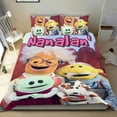 thumbnail image 1 of Nanalan Conjunto de sábanas temático, trío de piezas, cómodo y amigable con la piel, diseño único, regalo de decoración para el hogar para familiares, amigos y fans,135cm *200cm, 1 of 6