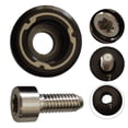 thumbnail image 3 of Mosiee Black Golf Weight For Fairway Wood End Block Small Screws 3G-11G For Option, 3 of 8