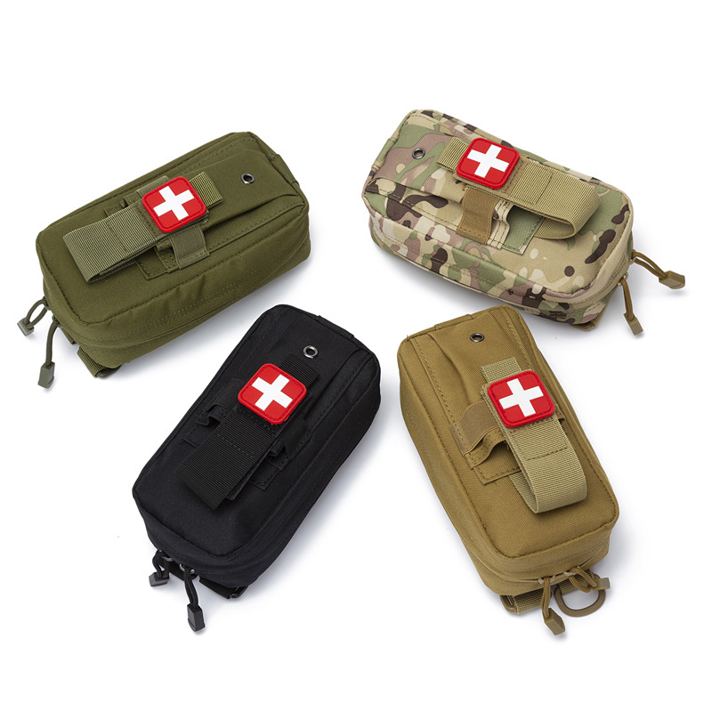 Medical Military Belt Bag Ifak First Aid Pouches Empty Medicine Backpack Organizer Mud Color