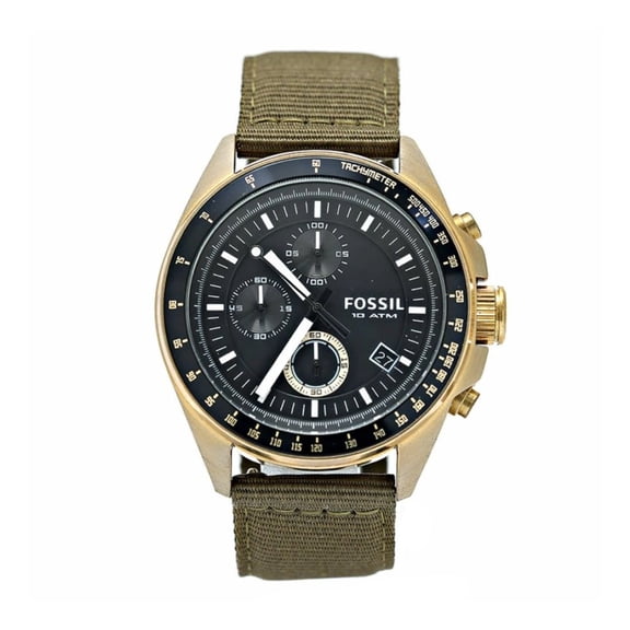 Fossil Decker Men's Black Dial Quartz Chronograph Watch DE5017