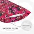 thumbnail image 3 of Daiia Orchids Flowers Bedding Waterproof Pillow Protector Zippered Queen – Bed Bug Proof Pillow Encasement-14"x20", 3 of 6