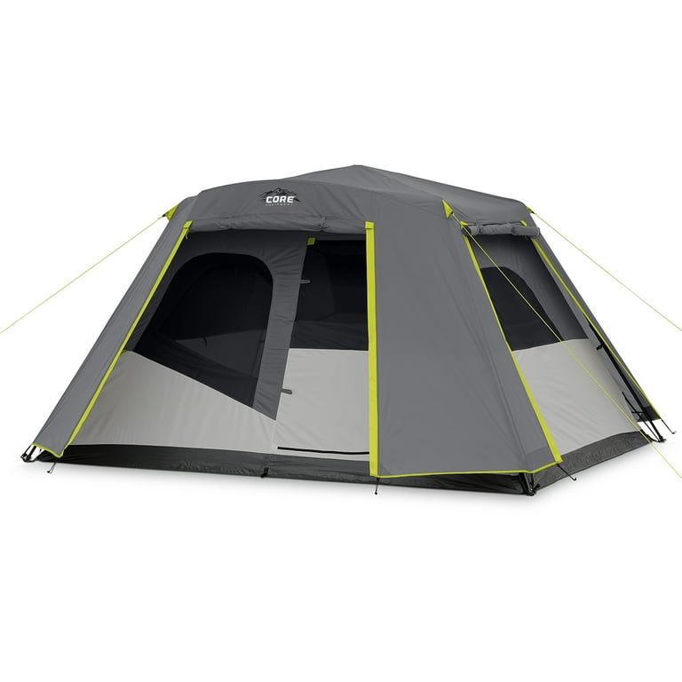 Core Equipment, 6 Person Instant Cabin Tent with Full Rainfly
