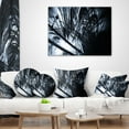 thumbnail image 4 of Designart 3D Abstract Art Black White - Abstract Throw Pillow - 16x16, 4 of 5